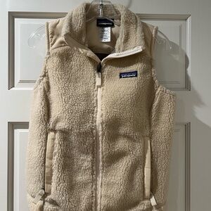 Patagonia Cream Fleece Vest